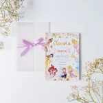 Покана Disney Princess Vellum Wrap Open