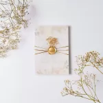 Покана Rose Vellum Wrap Close