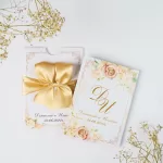 Покана Champagne Card Aura side