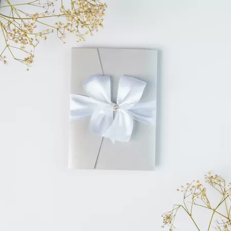 Покана Polished Silver Pocket Fold