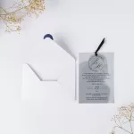 Покана Envelop with Vellum open