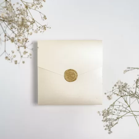 Покана Champagne Pocket Fold Square