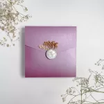 Покана Lilac Pocket Fold Square