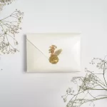 Покана Champagne Two Part Envelope