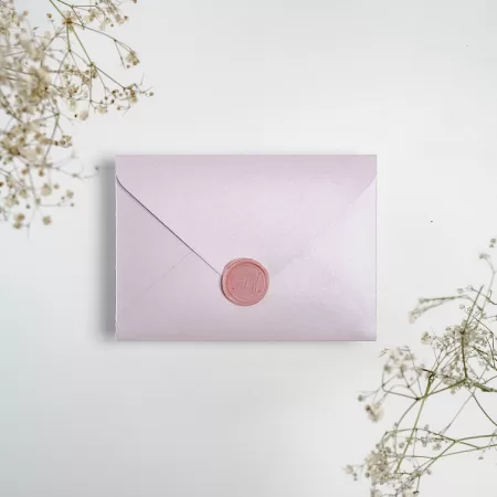 Покана Lavender Envelop Simple Fold