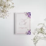 покана Lavender Envelop Simple Fold inside