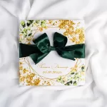 Покана Gold Greenary Luxglass