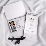 Покана Graduation Passport Black & White 1