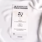 Покана Graduation Passport Black & White 3