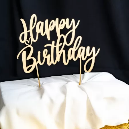 Топер за торта - Happy Birthday 2