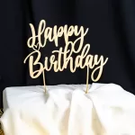 Топер за торта - Happy Birthday 3