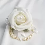 Бяла гривна за шаферки 5