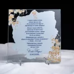 Покана за кръщене Luxglass Light Blue Hard Covers 2