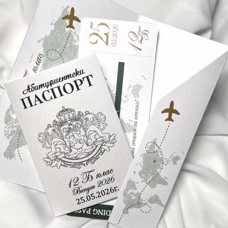Билет с паспорт за Абитуриенстки бал – снимка 2